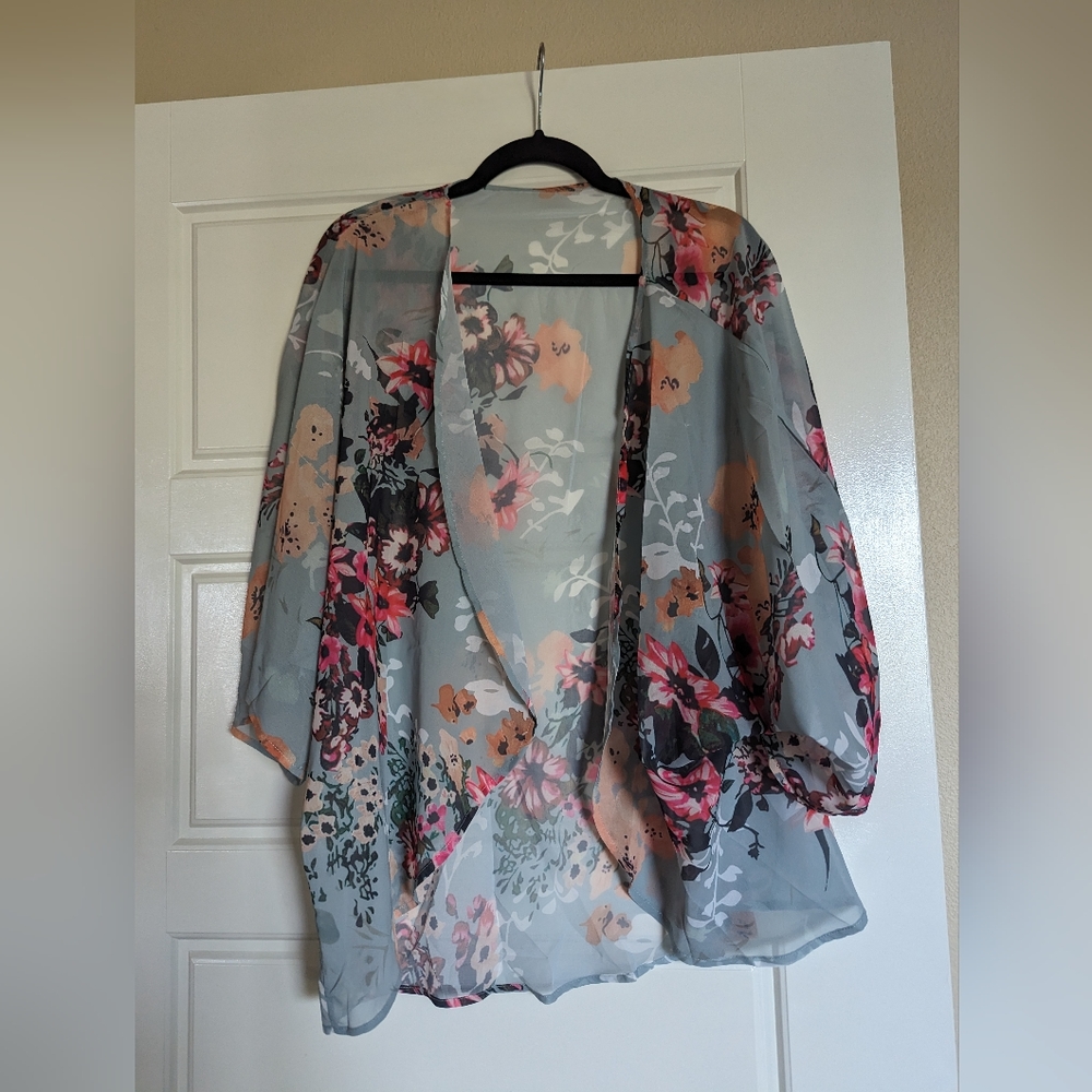 Floral cardigan